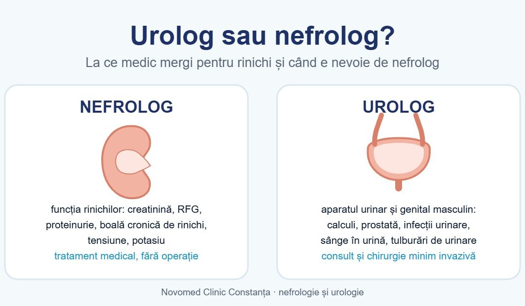 Urolog sau nefrolog: la ce medic mergi pentru rinichi